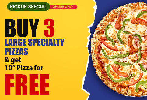 Buy 3 Large Specialty Pizzas
